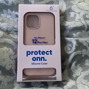 iPhone 12 pro max case. light pink , brand is Protect Onn.